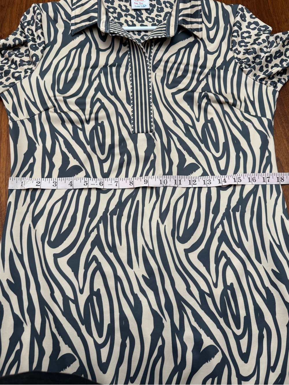 Gretchen Scott Jersey L Everywhere Tan/Black Animal Instincts Print Dress RESORT - Picture 11 of 13